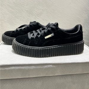 Fenty x Puma Platform Black Velvet Sneaker